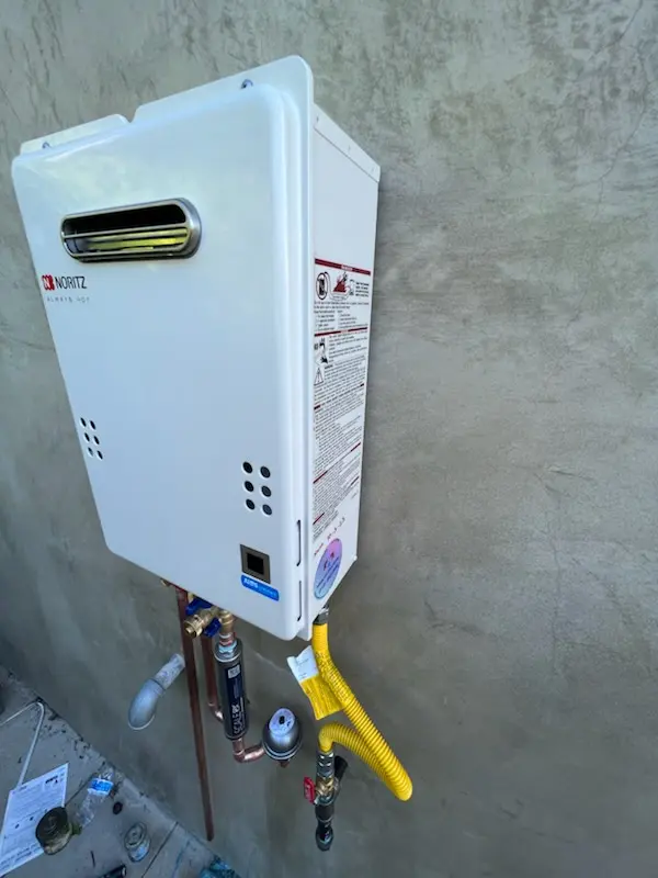 Tankless water heater installation for Redlands homes